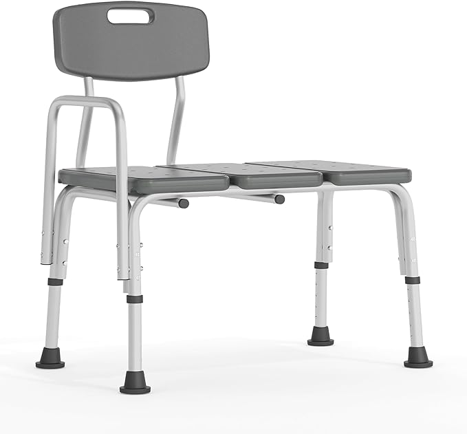 Flash Furniture HERCULES Series 300 Lb. Capacity Adjustable Gray Bath & Shower by FlashFurniture