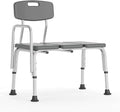 Flash Furniture HERCULES Series 300 Lb. Capacity Adjustable Gray Bath & Shower by FlashFurniture