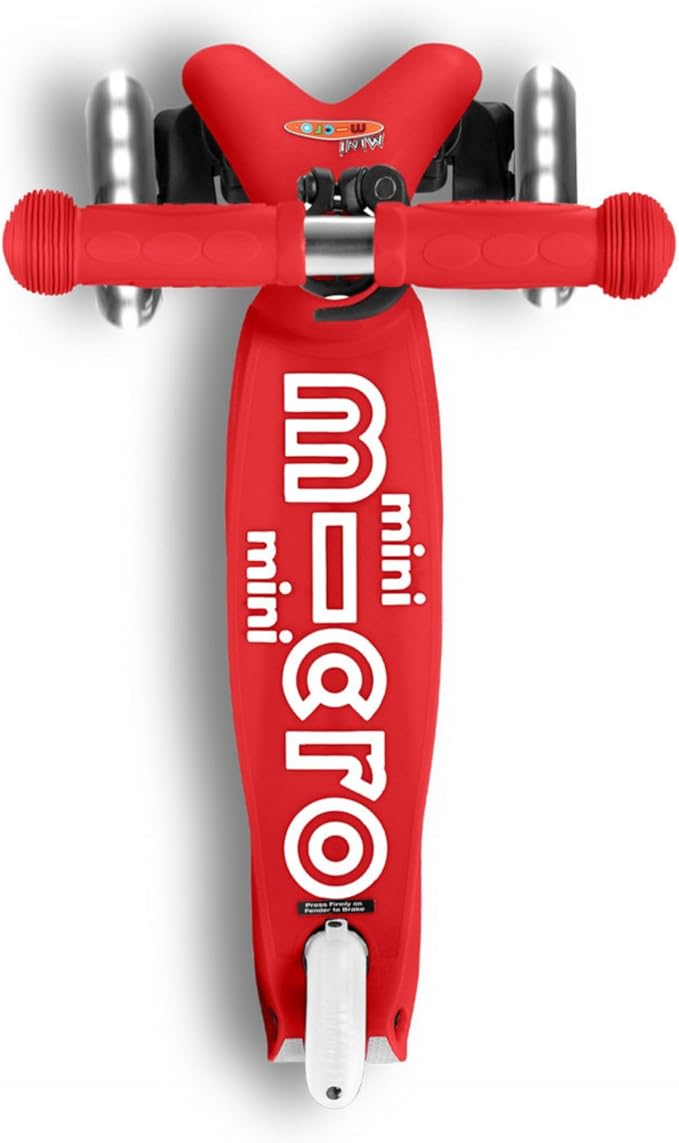 Micro Kickboard Mini Deluxe LED Three-Wheeled Lean-to-Steer Swiss-Designed Micro Scooter