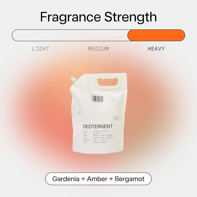 DedCool Liquid Laundry Dedtergent | Red Dakota | Bold Woody Fragrance Detergent | Removes Stains | Infused with Natural Essential Oils | Non-Toxic | 120 Washes | 64 fl oz