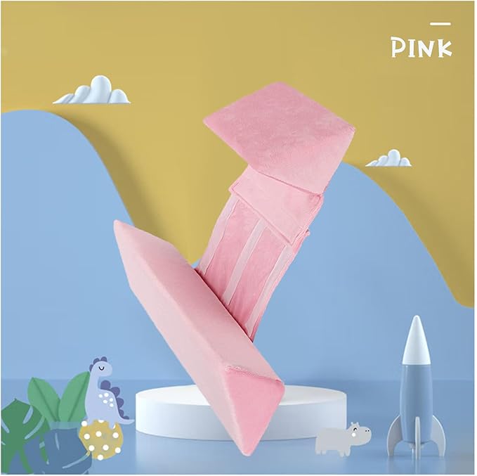 Baby Side Sleeper Weddge Breathable Pillow, Removable and Washable Breathable Bedding Set Collection Size Memory Foam (Adjustable Fill) Bed Pillows Set