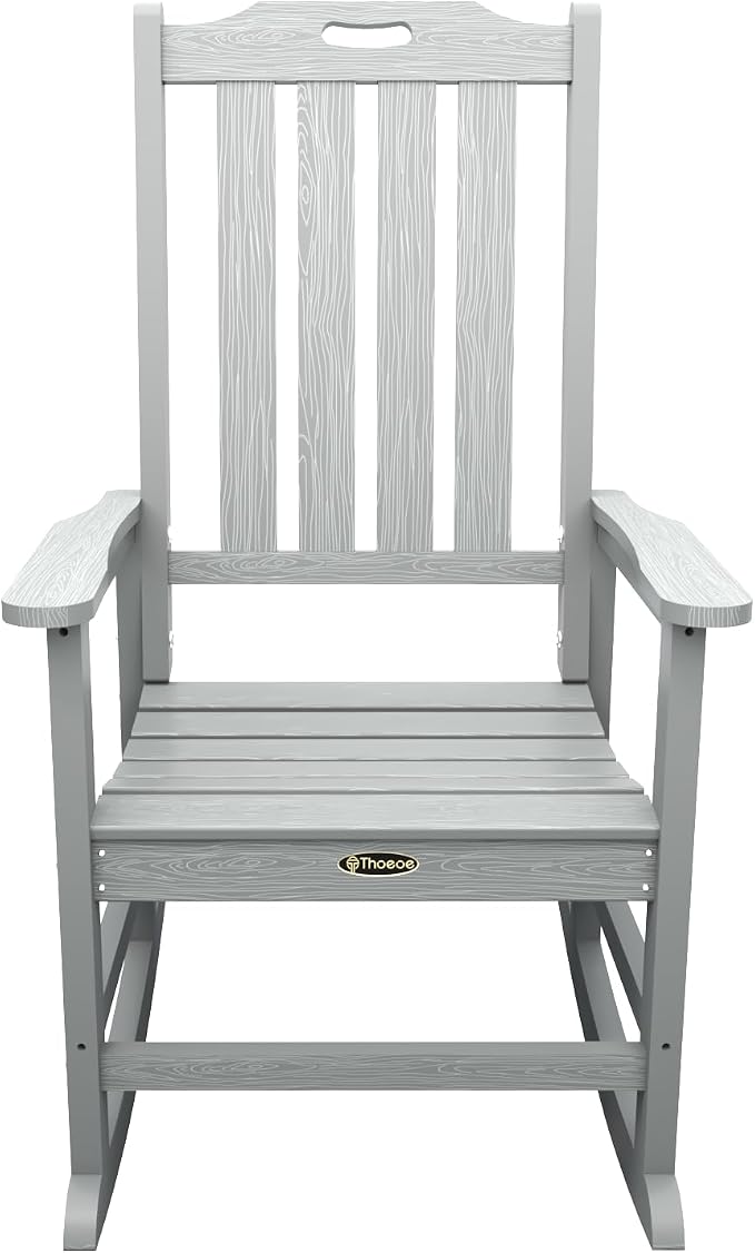 THOEOE Oversized Rocking Chair Set of 2, Outdoor Rocking Chair - Image 8
