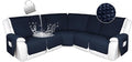 HDCAXKJ 100% Waterproof Reclining Sectional Couch Covers L Shape Recliner Sofa by HDCAXKJ