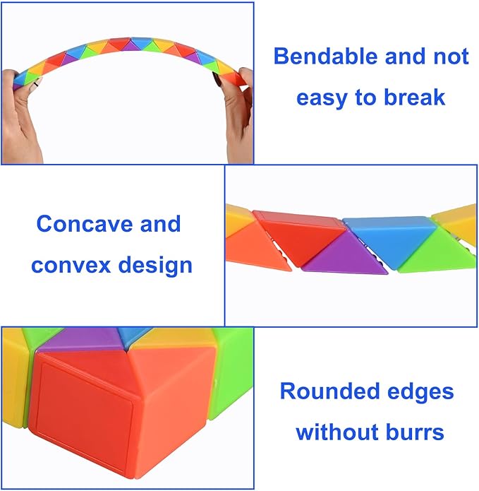 GOLDGE 80 Pack Mini Cube Puzzle Fidget Toys - Bulk Party Favors & Goodie Bag Stuffers for Kids, Travel Toys for Ages 4-8, Treasure Box Toys for Classroom, Birthday & Back to School Gifts (80)