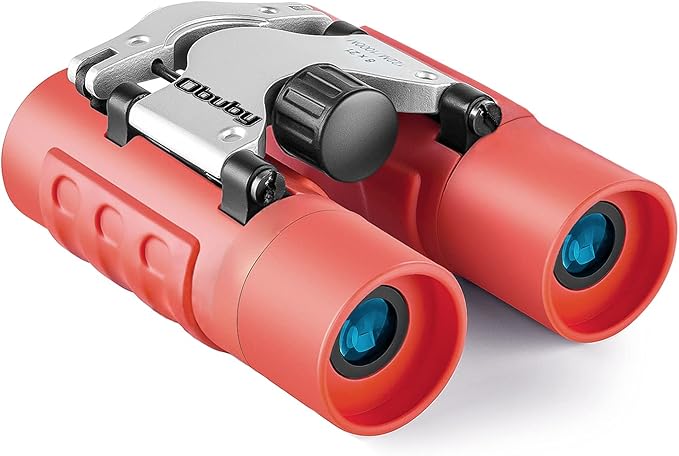 Obuby Real Binoculars for Kids Gifts for 3-12 Years Boys Girls 8x21 High-Resolution Optics Compact Toy Binocular for Bird Watching,Travel, Camping