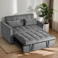 Ball & Cast 53" Sleeper Sofa, 3-in-1 Convertible Pull Out Couch, Velvet Loveseat by BallCast