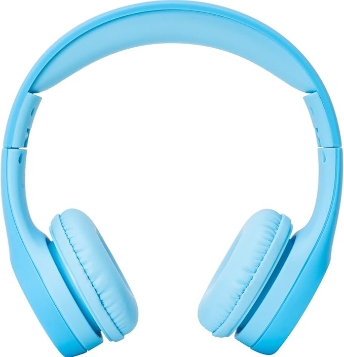 Snug Play+ Kids Headphones – Volume Limited 93dB for Safe Listening – Foldable, Durable Headphones for Toddlers, Boys & Girls – Tangle-Free Cord – Ideal for Travel, School, Tablets - Blue