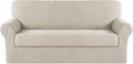 Turquoize Stretch Sofa Slipcover 2 Pieces Sofa Cover Couch Cover by Turquoize