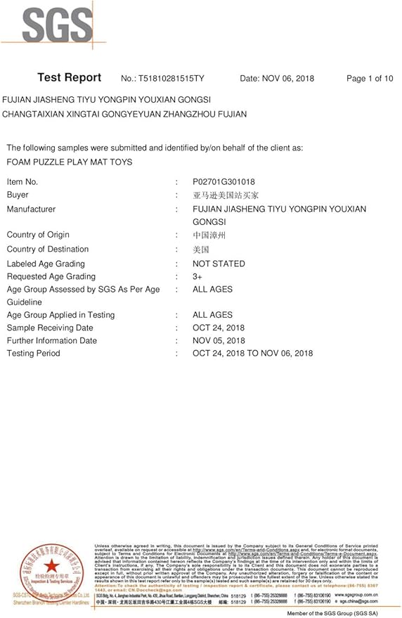 MQIAOHAM® 18 Pieces Puzzle Play Mats, Soft Baby Play Mat, Kids Interlocking Foam Floor Tiles, Toddlers Carpet Playmats G301018-107108112