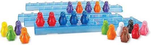 Learning Resources Penguins On Ice Math Activity Set, Homeschool, Early Math Skills, 110 Pieces, Ages 5+