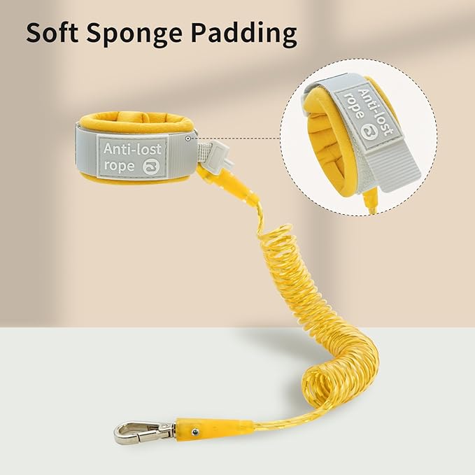 Toddler Leashes + Anti Lost Wrist Link for Kids, 4 in 1 Kid Harness Backpack Leash for Girls Boys, Kids Anti Lost Leash Cute Baby Harness Belt Strap Foldable Children Safety Leash for Park Zoo Travel