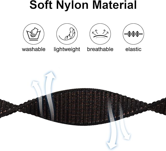 Kids Wristband Protective Case Compatible with Apple AirTag, Adjustable Nylon Bracelet for Air Tag GPS Tracker Holder with Anti Lost Watchband for Toddler Child Kids (Black)