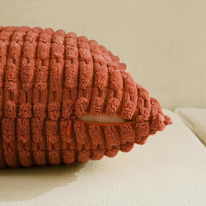 Fancy Homi 4 Packs Decorative Throw Pillow Covers - Image 3
