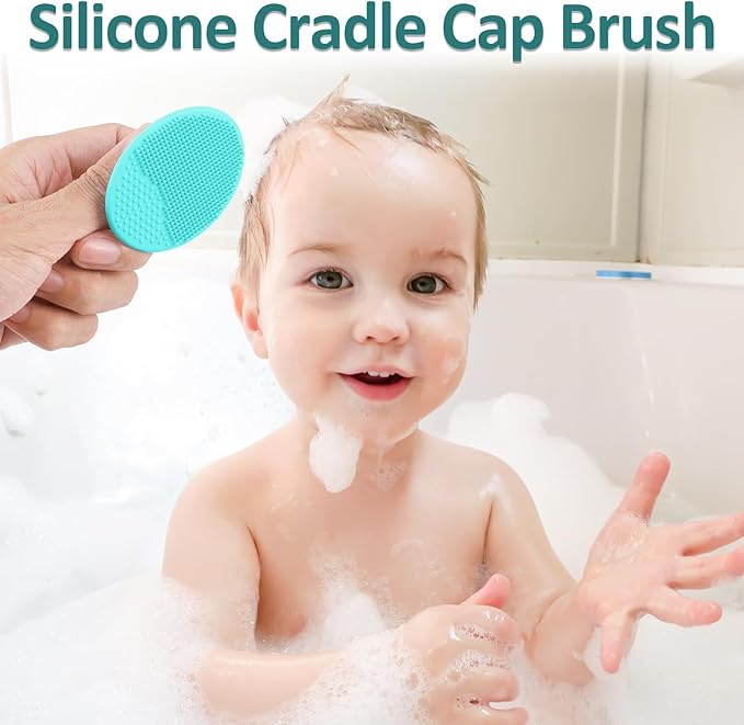 Baby Grooming Kit, Infant Safety Care Set with Hair Brush Comb Nail Clipper Nasal Aspirator,Baby Essentials Kit for Newborn Girls Boys (Green)