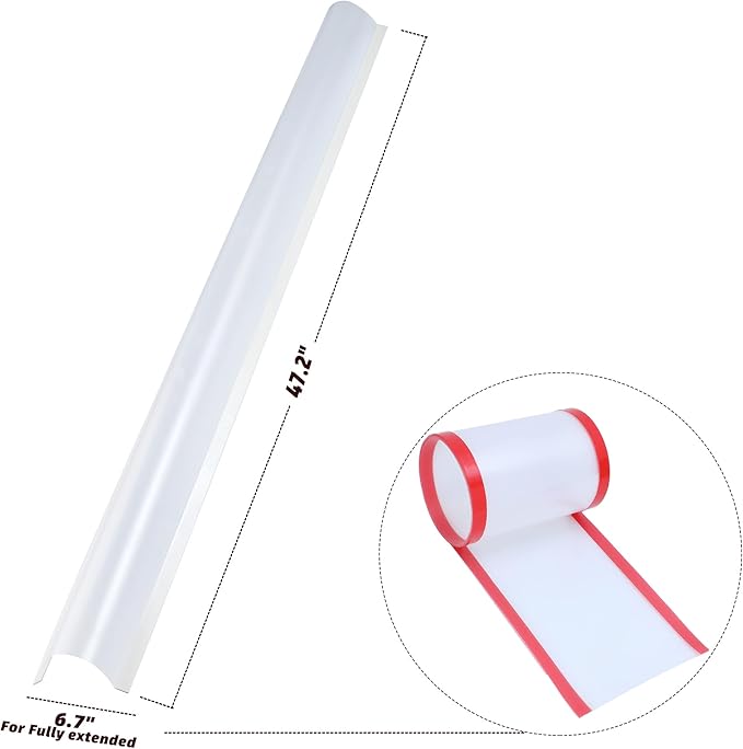 4PCS Baby Proofing Door Finger Pinch Guard Clear Door Jam Shield for Child Safety Finger Pinch Protector Hinge Protectors for Kids/Pet