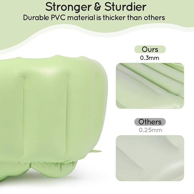 MINK Inflatable Bathtub for Toddlers - Portable Baby Tub with Collapsible Design for Easy Storage - Perfect for Newborns to Infants