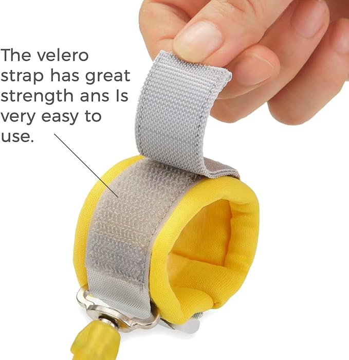 PandaEar 3 in 1 Toddler Harness Leashes + Anti Lost Wrist Link, Kids Bee Safety Backpack Harness with Children Leashes, Child Anti Lost Leash for Girls Boys Outdoor