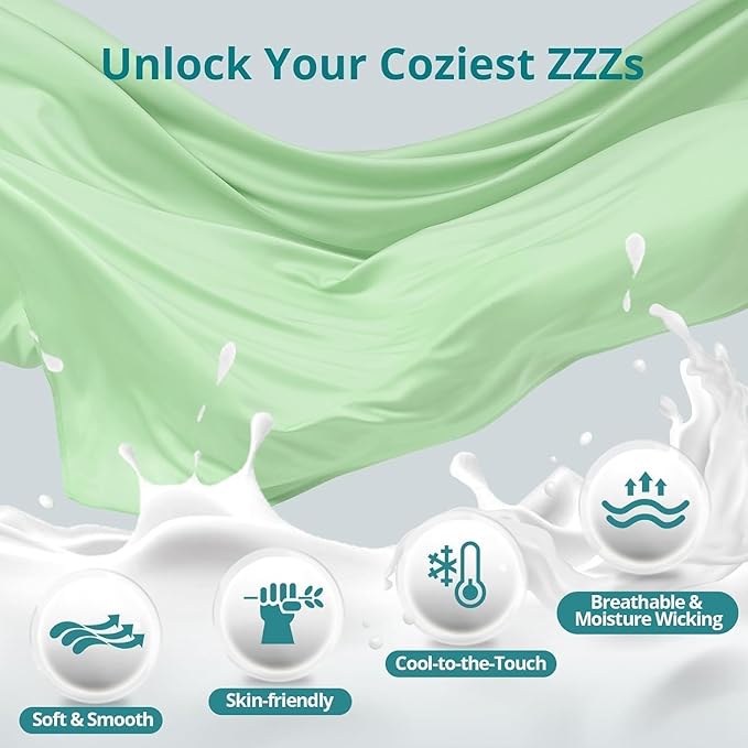 Sasttie Pregnancy Pillows for Sleeping, Jumbo U Shaped Cooling Full Body Pillow with Removable Cover, Pregnant Women Must Haves, Maternity Essential, Light Green