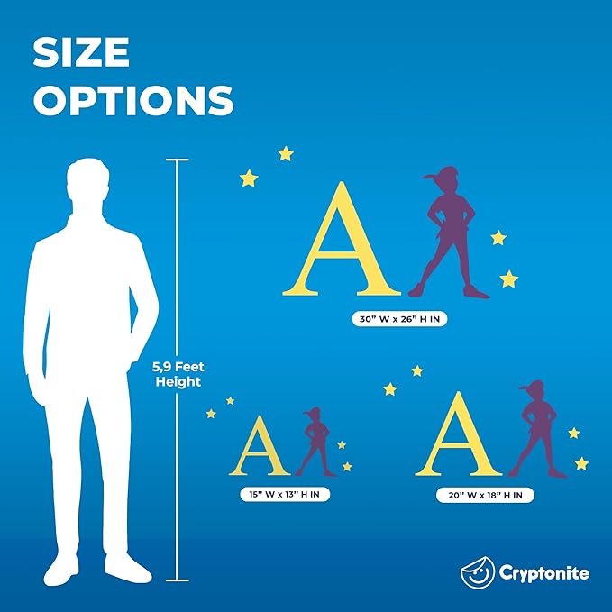 CRYPTONITE Personalized Name & Initial Tinkerbell Vinyl Wall Decals - Baby Girl Bedroom Decor - Fairy & Princess Wall Decals (B. Peter Pan)