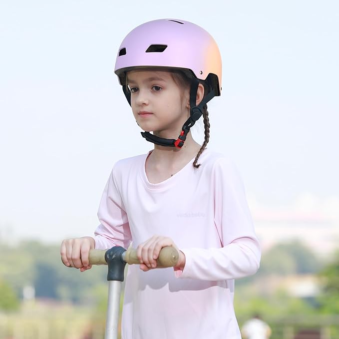 Bike Skateboard Helmet, Adjustable and Multi-Sport for Skate Scooter, 3 Sizes for Adult Youth Kids Toddler