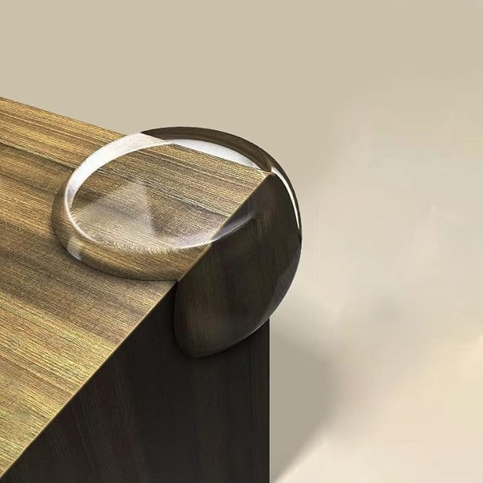 Clear Corner Protectors for Baby Safety, Transparent Furniture Edge Guards, Cushioned Protection for Tables, Soft Bumpers (18)