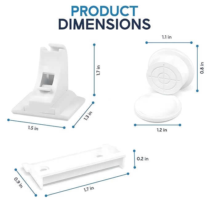 Magnetic Safety Lock Kit 24 Locks + 6 Keys, 3M Adhesive Easy Installation, Baby Proofing Magnetic Locks for Cabinets and Drawers