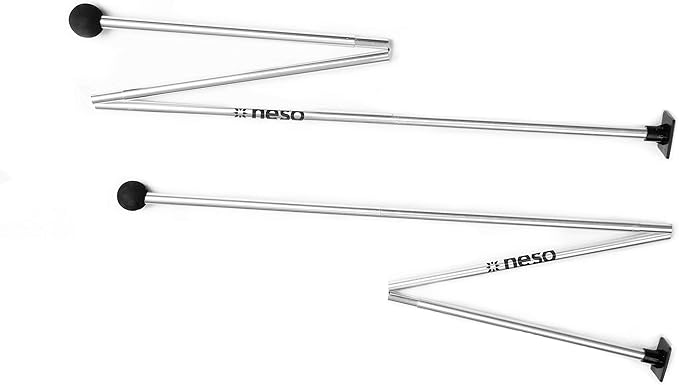 Neso Tents Beach Tent with Sand Anchor, Portable Canopy Sunshade - 7' x 7' - Patented Reinforced Corners (Sunshine)