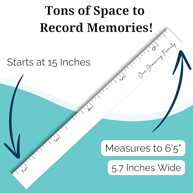Boho Growth Chart for Wall - Height Board Growth Chart Wooden Growth Chart for Wall Kids Measuring Chart for Wall Height Chart Growth Chart for Kids (Love Grows Here, White)