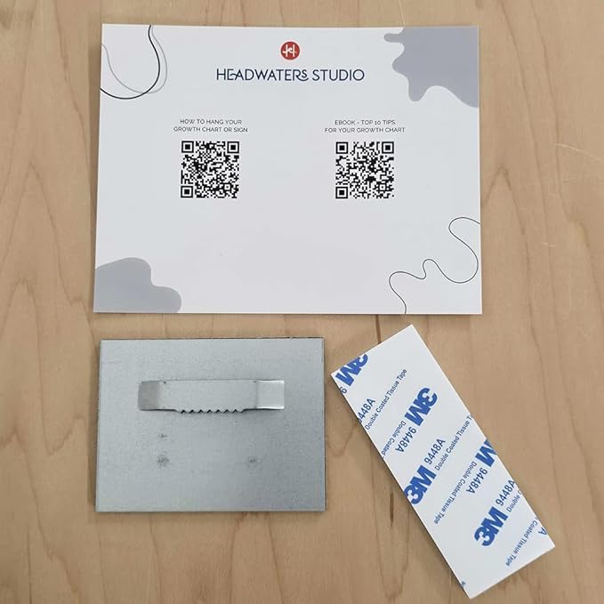 Wooden Surfboard Wall Decor Growth Chart - Surf Board Wall Decor for Kids Room, Wooden Growth Chart for Wall, Surfboard Wall Art, Surfboards for Decoration - Blue Wave (9.5"x 45")