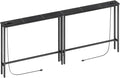 ELYKEN 2 Pack 5.9" Narrow Console Sofa Table by ELYKEN
