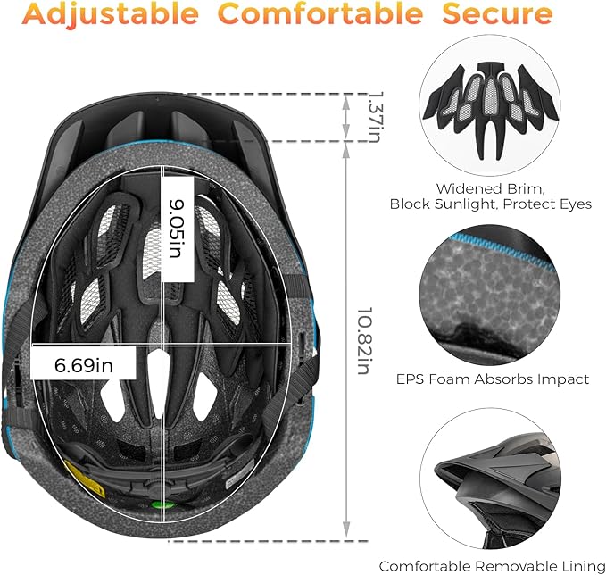 ROCKBROS Kids Bike Helmet Adjustable Detachable Full Face Bike Helmet for Children Bicycle, Skateboard, Scooter, Protective Gear