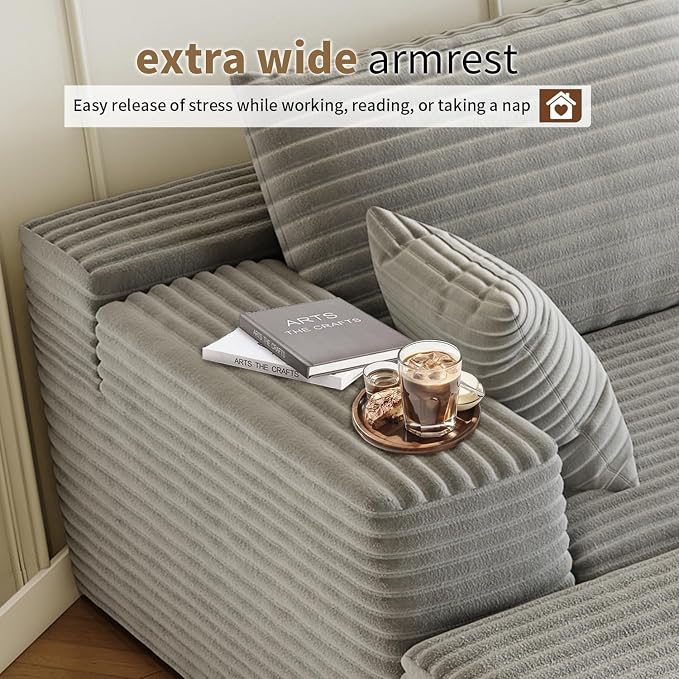 107.5" Cloud Modular Sectional Couch - Image 7