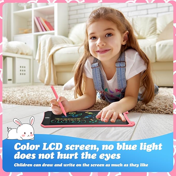 EooCoo Toddler Drawing Toys, 10 Inch LCD Writing Tablet for Kids 2 Pack, Toddler Boys Girls Gifts Drawing Pad, Mess Free Coloring Used for Travel Toys, Learning Activities for 3 4 5 6 Years Old