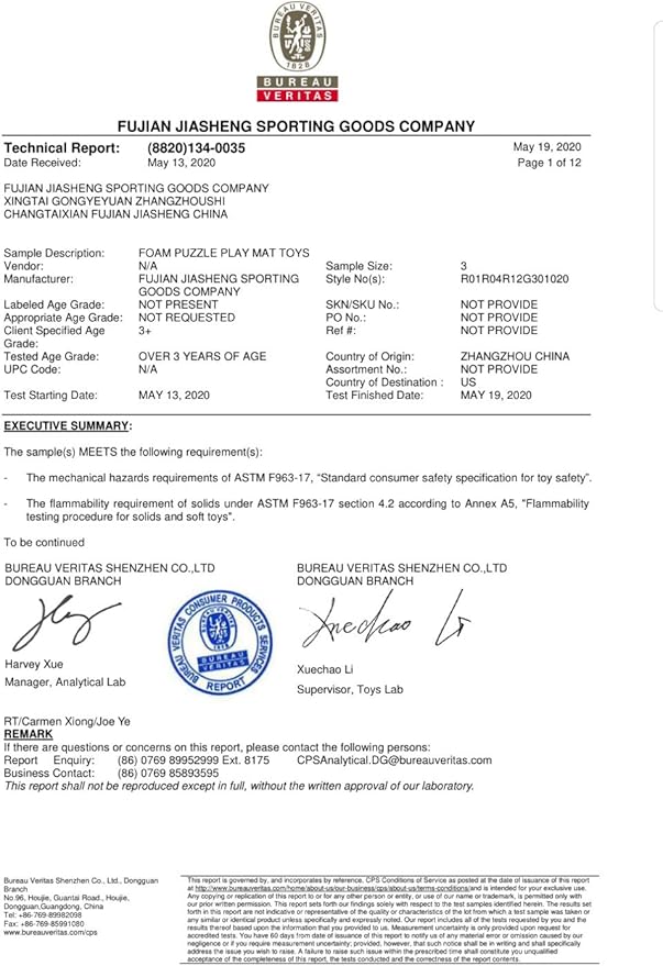 YIMINYUER® 20 Tiles (30cm×30cm×1cm Each Tile) Baby Soft Puzzle Play Mats, Kids Thick EVA Foam Floor, Toddlers & Children's Soft Interlocking Mat R01R04R12G301020