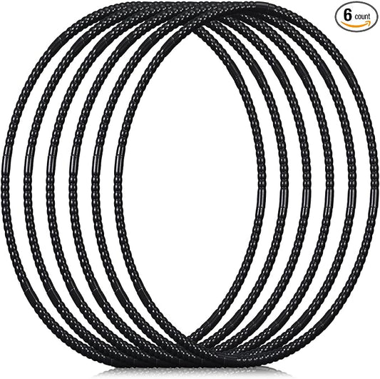 Shappy 6 Pcs Exercise Hoop Detachable Adjustable Plastic Toy Playground Toys Colored Hoop Circles for Teens Games Gymnastics Dog Agility Equipment Party Decor