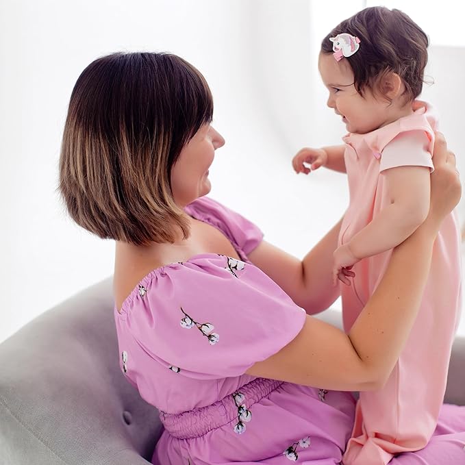 Mama Cheetah Baby Sleep Sack 0.5 TOG, Organic Cotton Baby Wearable Blanket with Two-Way Zipper, Swaddle Transition Baby Sleeping Bag for Newborn Infant Toddler Boy Girl, 12-18 Months