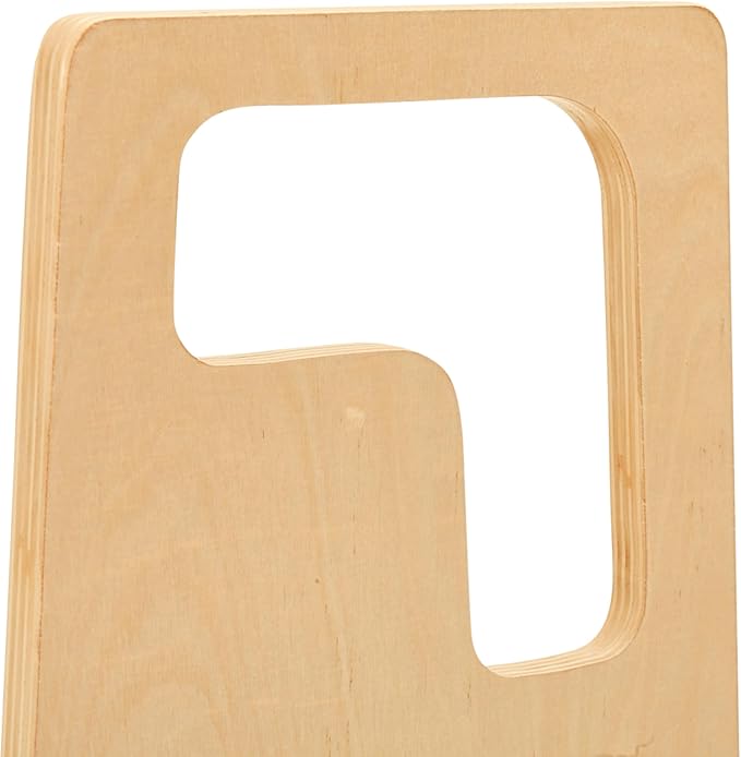 ECR4Kids Reach-Up Step Stool with Handles, Kids Furniture, Natural