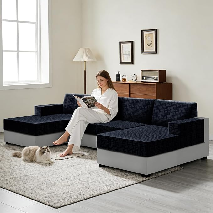 UNBBRRL Stretch Couch Backrest Cushion Cover - Image 6