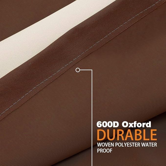 VAILGE Heavy Duty Deep Patio Sofa Cover, 100% Waterproof Outdoor Sofa Cover - Image 4