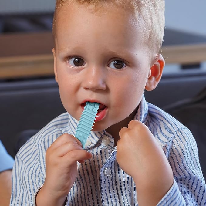 ERKOON 5 Pack Sensory Chew Toys for Autistic Children, Silicone Chewy Tubes Teething Tubes for Autism, ADHD, SPD, Chewies with Special Needs, Oral Motor Chewy Tool for Sensory Kids