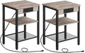 HOOBRO Side Tables Set of 2 by HOOBRO