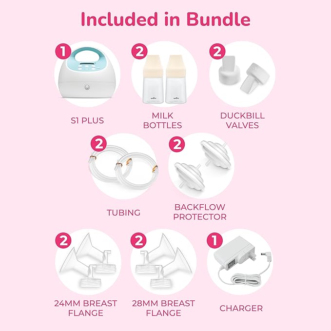 Spectra - S1 Plus Electric Breast Milk Pump for Baby Feeding - Convenient Breast Feeding Support