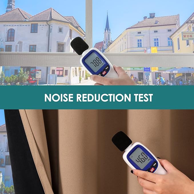 ChrisDowa 100% Blackout Curtains for Bedroom with Black Liner, 2 Thick Layers Total Blackout Thermal Insulated Grommet Window Curtains 2 Panels Set (Cappuccino, 42 x 63 Inch)