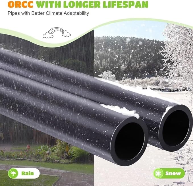 ORCC Trampolines CPSIA Approved 450LBS Weight Capacity 16 15 14 12 10 FT with Safety Enclosure Net Recreational Trampoline for Kids Family Outdoor Backyard