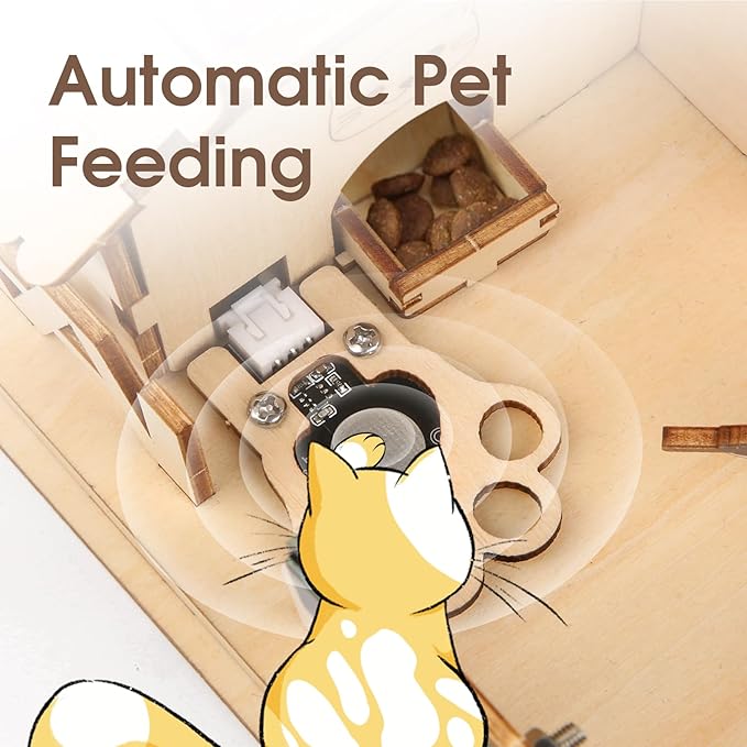 STEM Kit for Kids Age 12+, ACEBOTT ESP32 Smart Farm STEM Kit Compatible with Arduino & Scratch, Build IoT Greenhouse, Automatic Watering & Pet Feeder, DIY Coding Project Gift for Teens & Adults