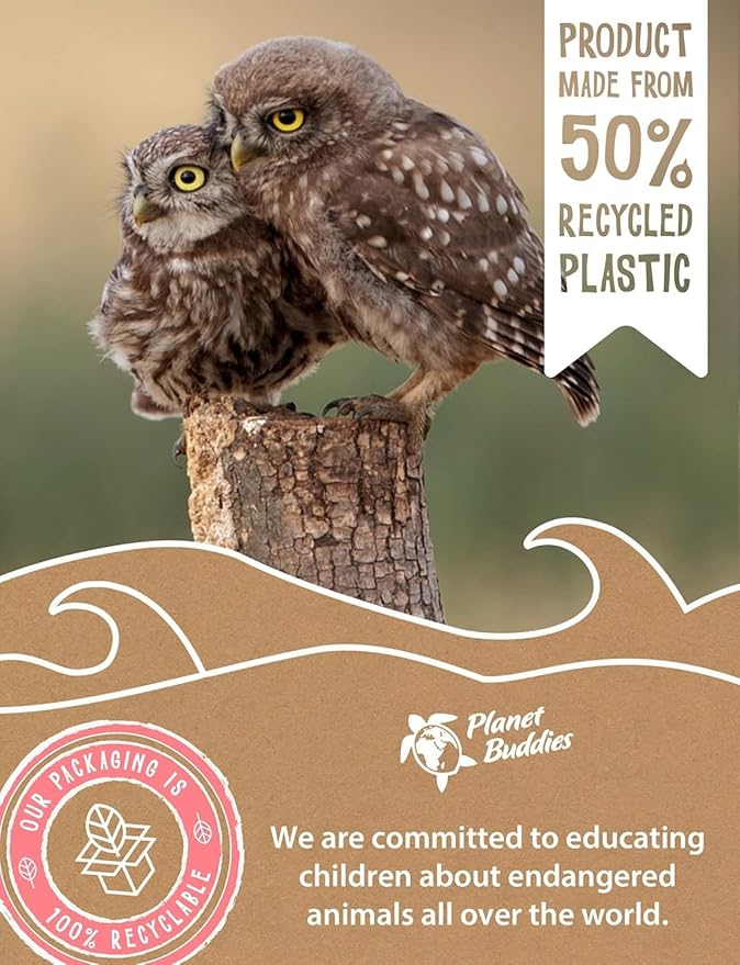 Planet Buddies Kids Bluetooth Speaker Boys and Girls with Microphone, Mini Bluetooth Speaker Portable Wireless, 60 Day Battery, for Home, Outdoor and Travel, Works with iPhone and Android – Olive Owl