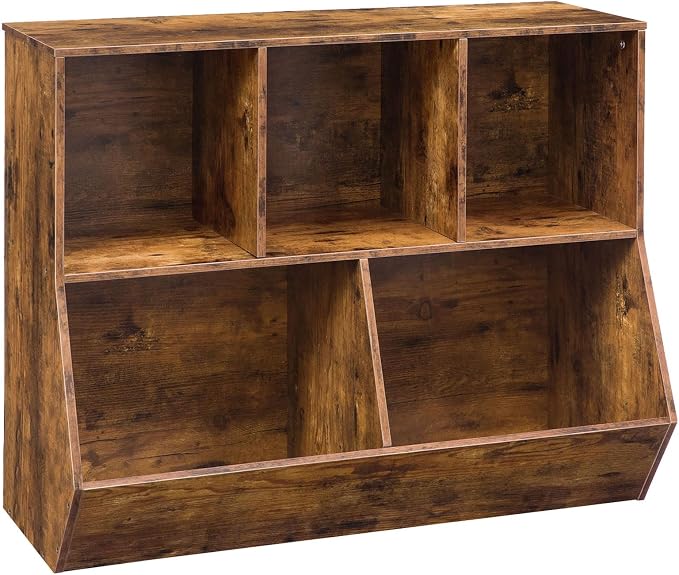 HOOBRO Kids Bookshelf, Bookcase Footboard, Toy Storage Cubby, 35.4" L by HOOBRO