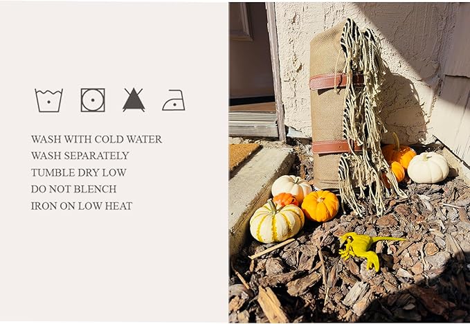 Picnic Blanket Extra Large Waterproof with Strap 59"x79" - Machine Washable Tassels Faux Wool Cashmere for Park, Grass, Camping, Hiking, Concerts (Coffee, 59"X79")