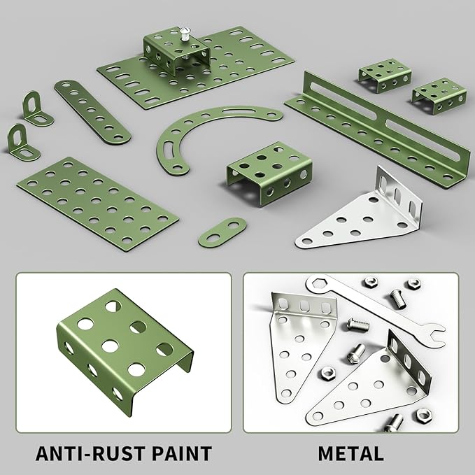 Lucky Doug STEM Building Projects Model Truck Set - Building Toys for Kids Ages 8-12, Assembly Science Army Toys for Boys 8 9 10 11 Years Old