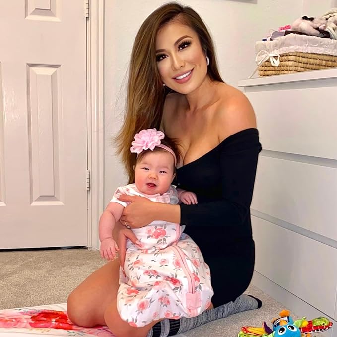 Mama Cheetah Baby Sleep Sack 2.5 TOG, Winter Baby Sleeping Bag with 2-Way Zipper, Organic Cotton Swaddle Transition Wearable Blanket for Boy Girl Infant Toddler, 6-12 Months, 1-Pack